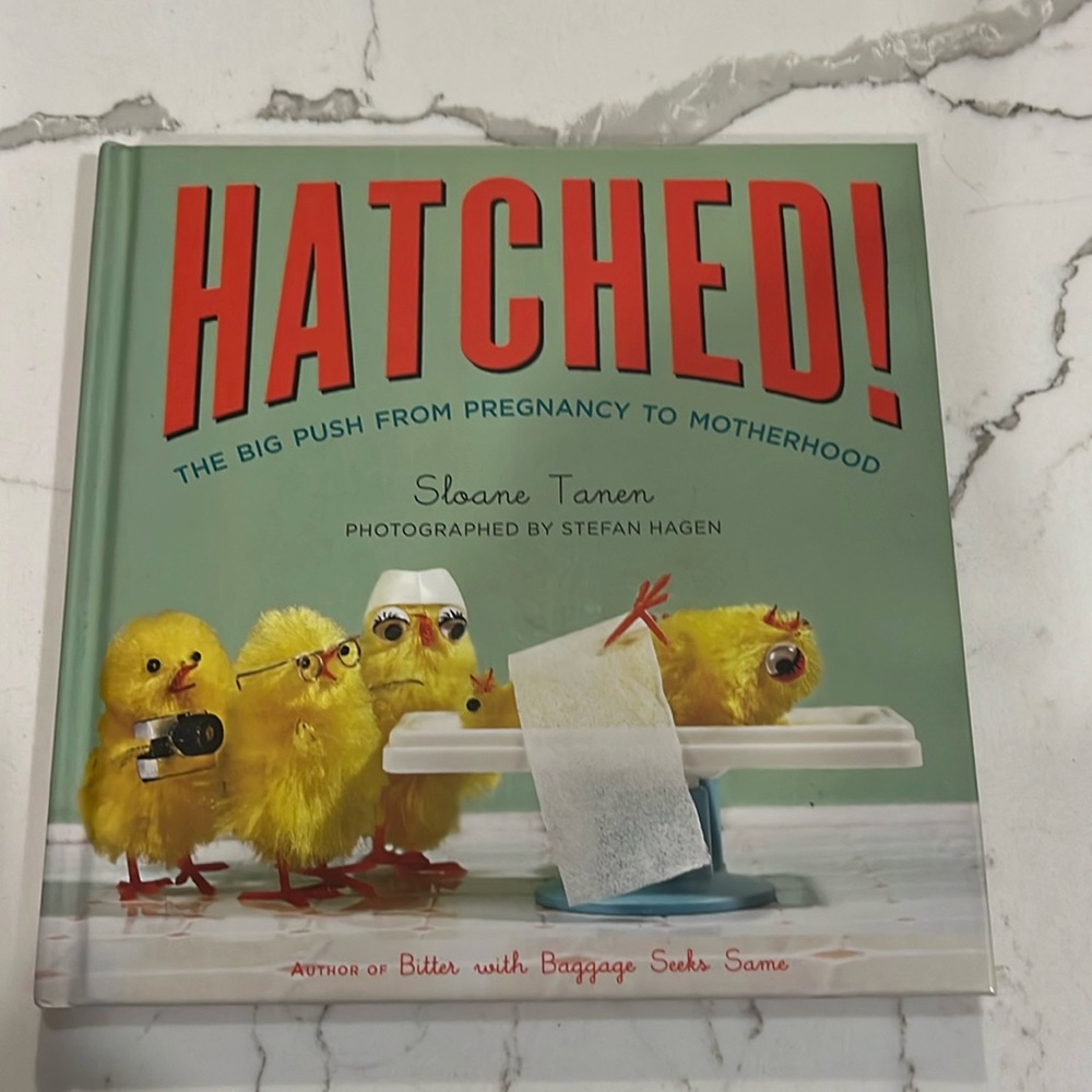 EUC Hatched motherhood book. Author Sloane Tamen